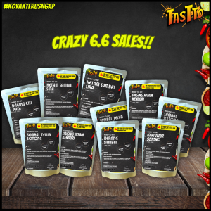 Mix Crazy 6.6 Sales! Random - Sambal Telur Sotong, Kerang Sambal, Daging Hitam Kenduri, Kari Telur Sotong, Sambal Sotong, Sambal Nasi Lemak, Kacang Bilis Goreng, Daging Cili Api, Sup Campur, Sambal Bilis Petai -[Ready To Eat]